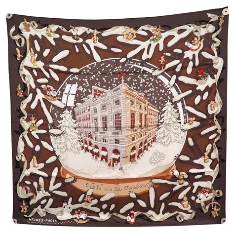 hermes holiday scarf.